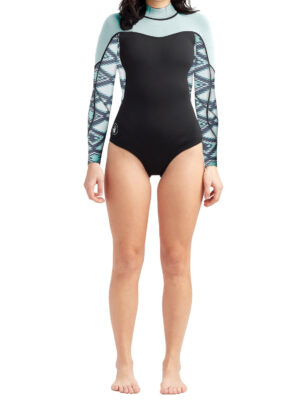 Body Glove Stellar 0.5mm Women's Front Zip Riding Top (Tribal)