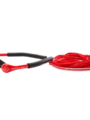 Hyperlite CG w/ 65' Maxim Line (Red) Wakeboard Rope & Handle Combo