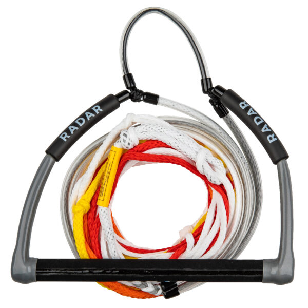 Radar Deep V 15" Suede Grip Handle w/ 5-Section Mainline Water Ski Rope