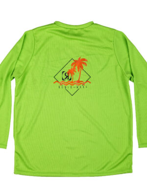 Ronix UV Shade/Wick Dry Boy's Long Sleeve T-Shirt (Lime/Black)