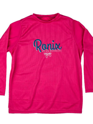 Ronix UV Shade/Wick Dry Girl's Long Sleeve T-Shirt (Pink/White)