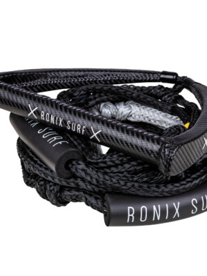 Ronix Spinner Carbon Wakesurf Rope w/ 10" Handle (Carbon)