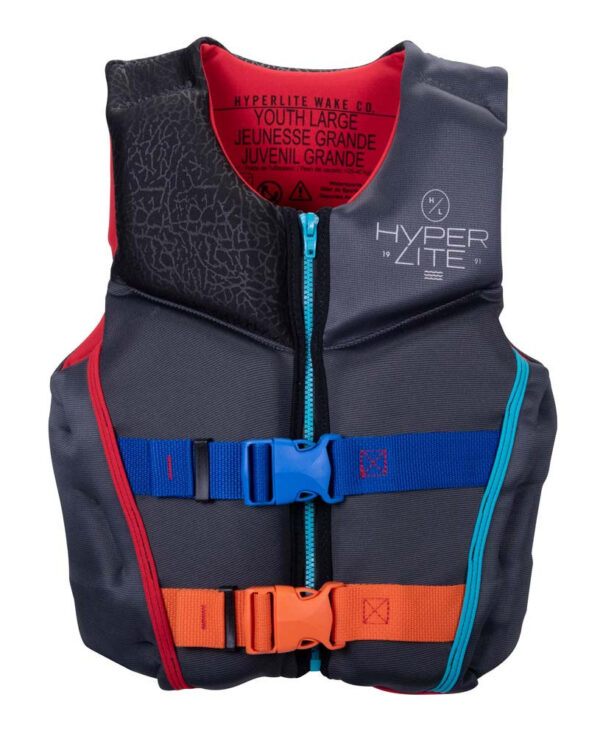 Hyperlite Boys Youth Large Indy Life Jacket | 65-90lbs