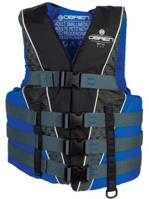 O'Brien 4-Belt Sport Nylon Life Jacket (Blue)