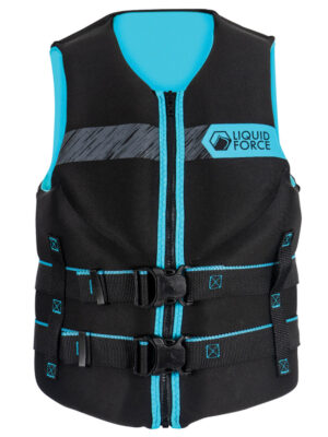 Liquid Force Hinge Classic [Black/Aqua] Women's CGA Life Jacket 2026