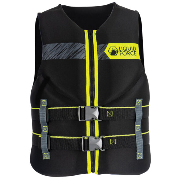 Liquid Force Hinge Classic [Black/Green] CGA Life Jacket 2026