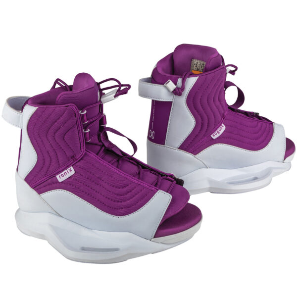 Ronix August 2-6 Girl's Wakeboard Bindings [Purple/White]