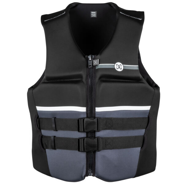 Ronix Covert (Black/Charcoal/White) CGA Life Jacket