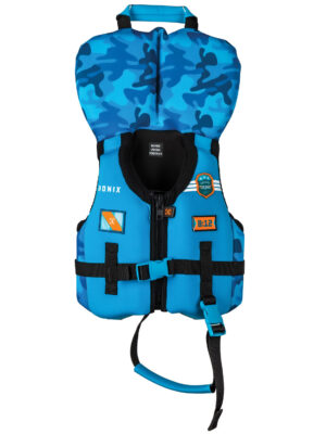 Ronix Top Grom (Blue Camo) Boy's Infant/Toddler CGA Life Jacket Up To 30LBS