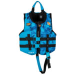 Ronix Top Grom (Blue Camo) Boy's Child Life Jacket 30-50LBS