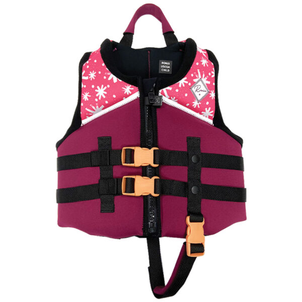 Ronix Laguna (Plum) Girl's Child Life Jacket 30-50 LBS