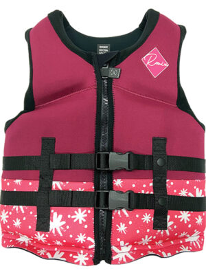 Ronix Laguna (Plum) Girl's Youth CGA Life Jacket 50-90 LBS