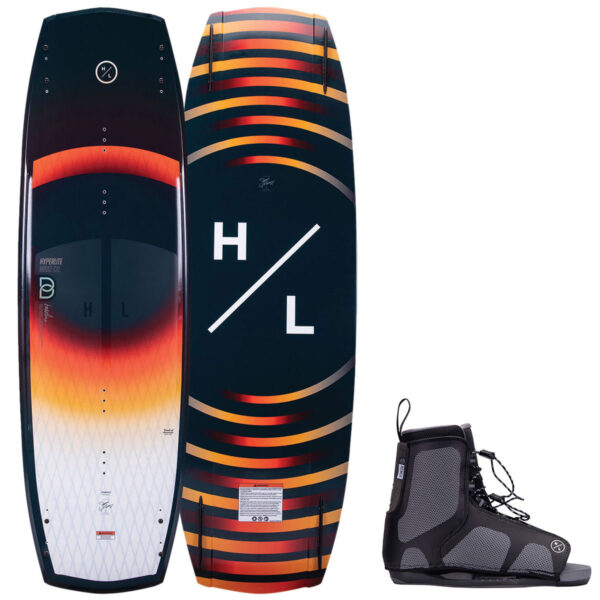Hyperlite Baseline Wakeboard Package w/ Remix Bindings 2023