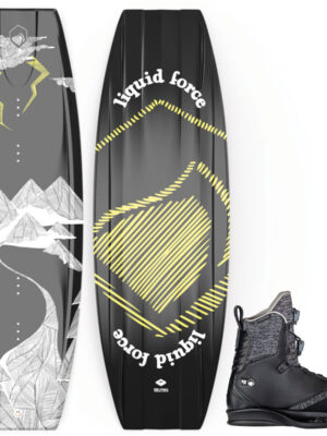 Liquid Force Bullox Wakeboard Package w/ TAO 6X Bindings 2024