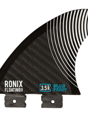 Ronix 3.5 Inch Floating Button Right Surf Fin Carbon