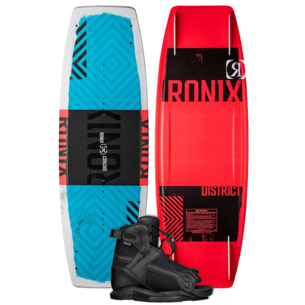 Ronix District Kid's Wakeboard Package w/ Divide Bindings 2026