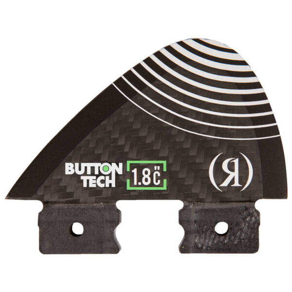 Ronix 1.8 in. Floating Button Nub Center Surf Fin (Carbon)