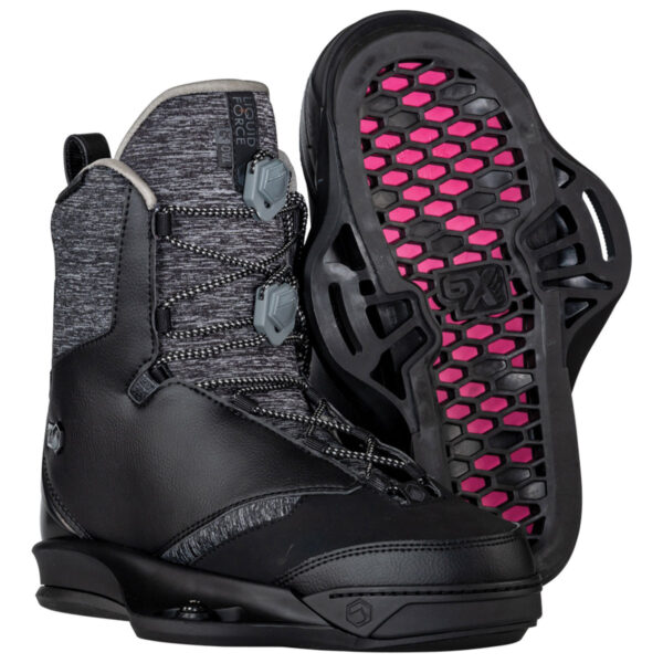 Liquid Force Tao 6X Wakeboard Bindings [Black]