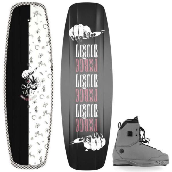 Liquid Force Virago Women's Wakeboard Package w/ Idol 6X Bindings 2023
