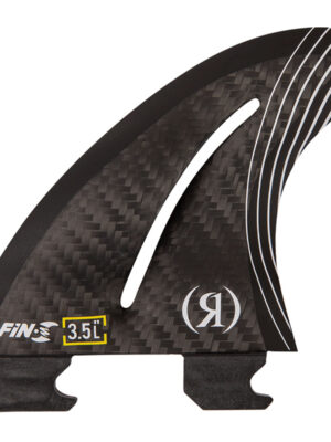 Ronix 4.5 in. Fin-S 2.0 Flo Thru Left Surf Fin (Carbon)