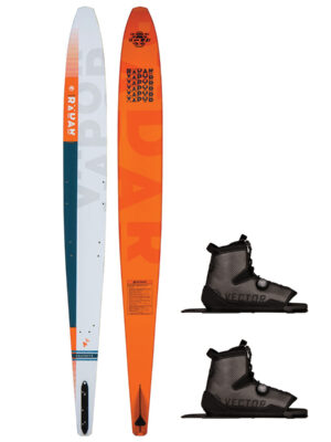 Radar Graphite Vapor '24 Water Ski Package w/ Carbitex Vector BOA 25' Bindings