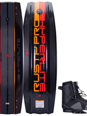 Hyperlite Rusty Pro Wakeboard Package w/ Team X Bindings 2024