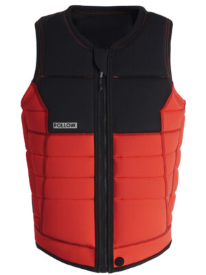 Follow Sovereign Comp Life Vest [Red/Black]