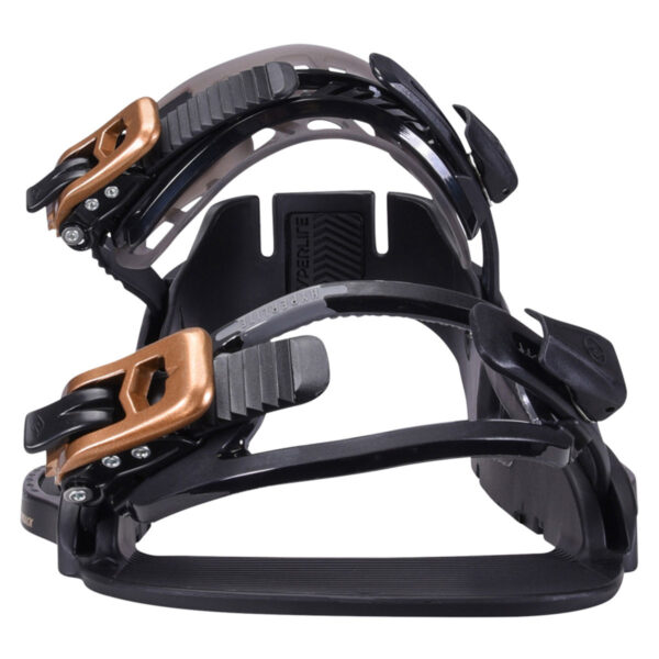 Hyperlite System Lowback Wakeboard Bindings (Black/Gold)