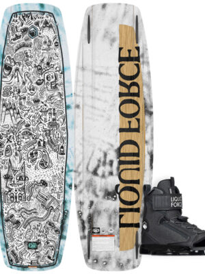 Liquid Force Apex FS Cable Kid's Wakeboard Package w/ Rant Bindings 2025
