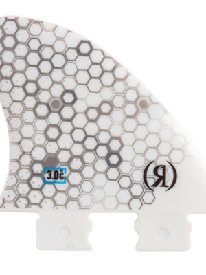 Ronix 3.0 in. Fiberglass Button - Blueprint - Center Surf Fin - White