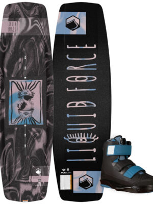 Liquid Force Butterstick Pro Cable Wakeboard Package w/ Hook 4D Bindings 2025