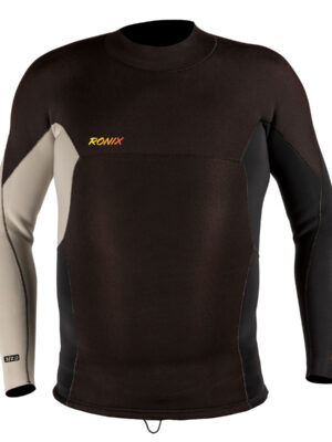 Ronix Dominator 2.5mm Long Sleeve Neo Top Pull Over [Black/Sand]