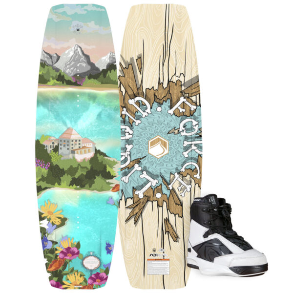 Liquid Force Holiday Women's Cable Wakeboard Package w/ Terra 6X Bindings 2025
