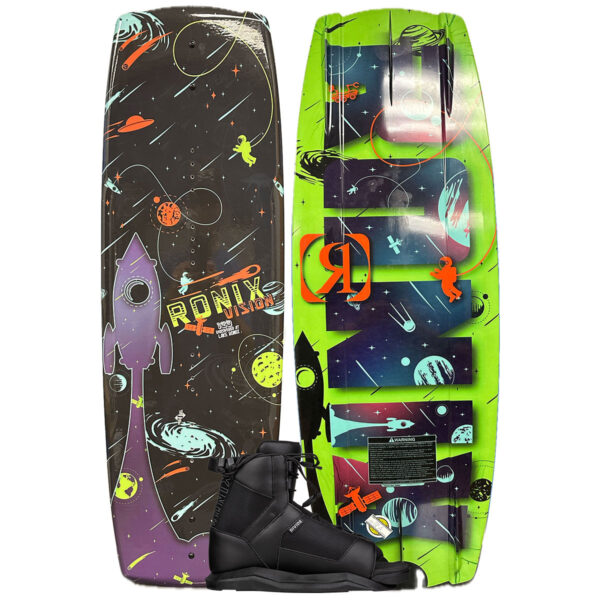 Ronix Vision LTD Kid's 120cm Wakeboard Package w/ Divide Bindings