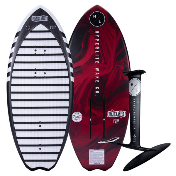 Hyperlite Majik Karpet Wakefoil Package w/ Raptor 1100 Foil Kit