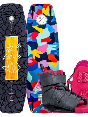 Hyperlite Prizm Women's Wakeboard Package w/ Viva Bindings 2026