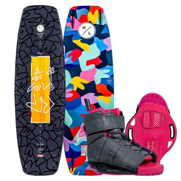 Hyperlite Prizm Women's Wakeboard Package w/ Viva Bindings 2026