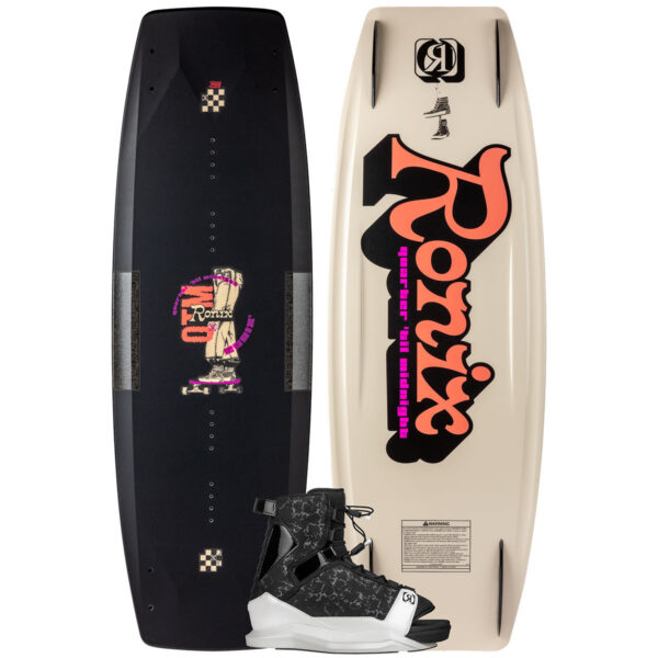 Ronix Quarter 'Til Midnight Women's Wakeboard Package w/ Halo Bindings 2025