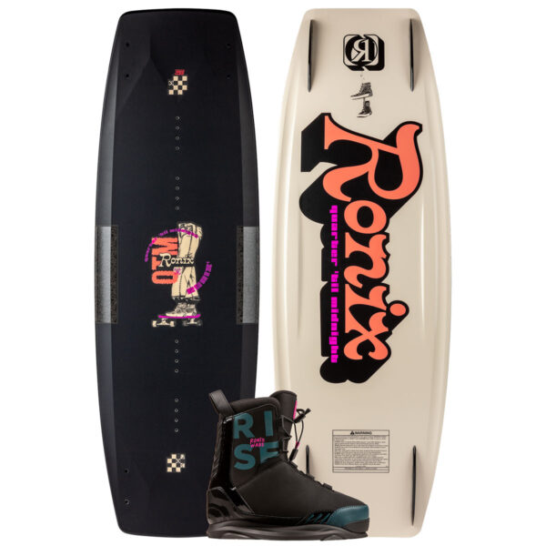 Ronix Quarter 'Til Midnight Women's Wakeboard Package w/ Rise Bindings 2025