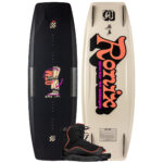 Ronix Quarter 'Til Midnight Women's Wakeboard Package w/ Luxe Bindings 2025