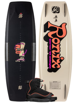 Ronix Quarter 'Til Midnight Women's Wakeboard Package w/ Luxe Bindings 2025