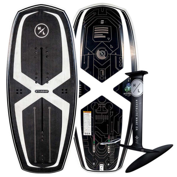 Hyperlite Starship Wakefoil Package w/ Raptor 1100 Carbon Foil Kit