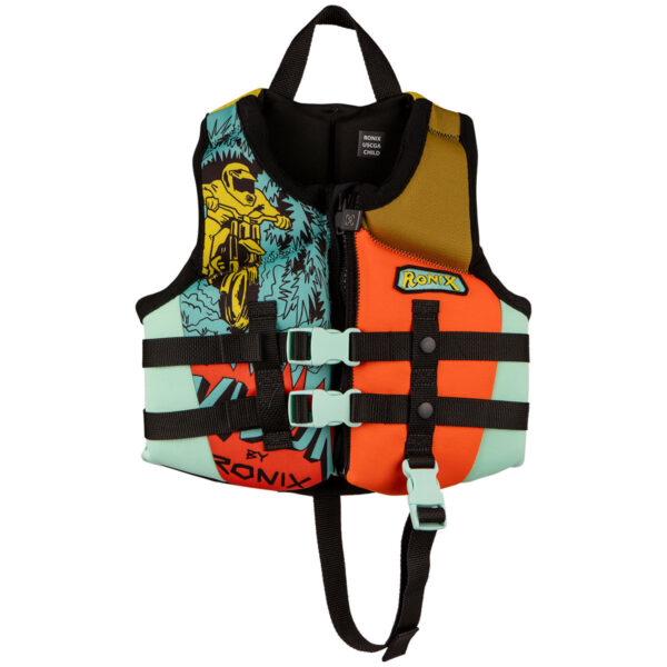 Ronix Vision Child Life Vest [Blue/Orange/Yellow] 30-50lbs