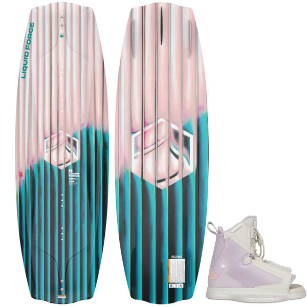 Liquid Force Angel Wakeboard Package w/ Plush Bindings 2026