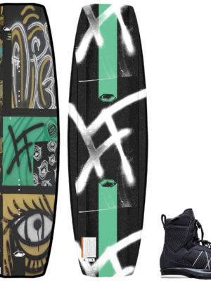 Liquid Force Apex Wakeboard Package w/ Tao 6X Bindings [Black] 2026