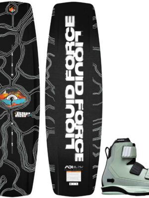 Liquid Force Butterstick Pro Cable Wakeboard Package w/ Hook 6X Bindings 2026