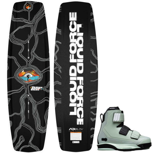 Liquid Force Butterstick Pro Cable Wakeboard Package w/ Hook 6X Bindings 2026