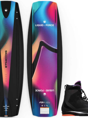 Liquid Force Ethos Wakeboard Package w/ Vertex 6X Bindings 2026