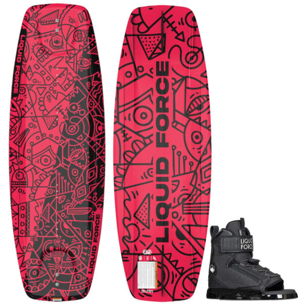 Liquid Force Origin FS Kid's Wakeboard Package w/ Rant Bindings 2026