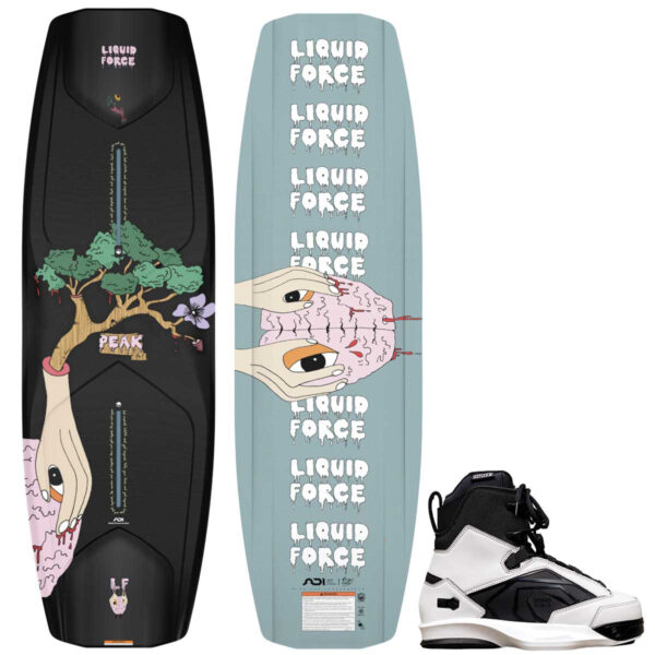 Liquid Force Peak Cable Wakeboard Package w/ Terra 6X Bindings 2026